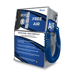 Blue Wall Mounted Air Machine No Background