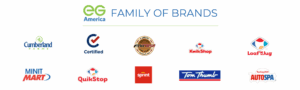 EG America family of brands logos